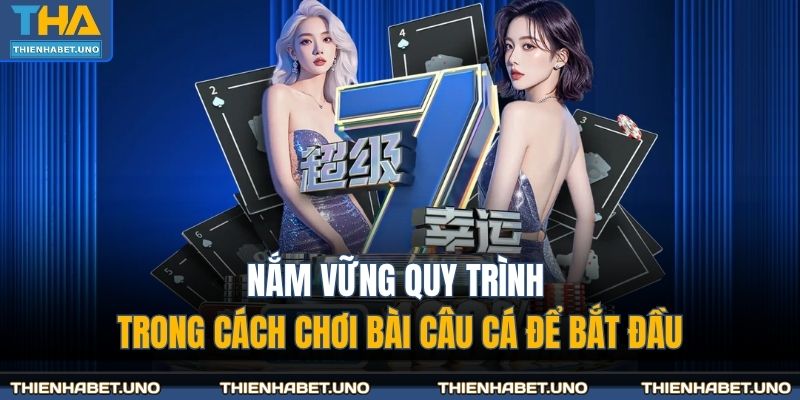 Nắm vững quy trình trong cách chơi bài câu cá để bắt đầu